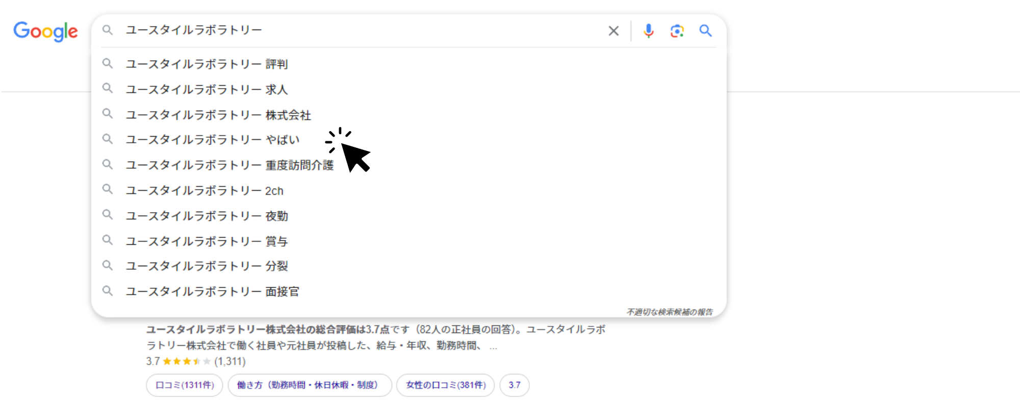 ユー スタイル ラボラトリー 嘘